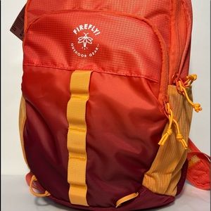 Firefly Outdoor Gear Youth Backpack Bag Red Orange ages 9